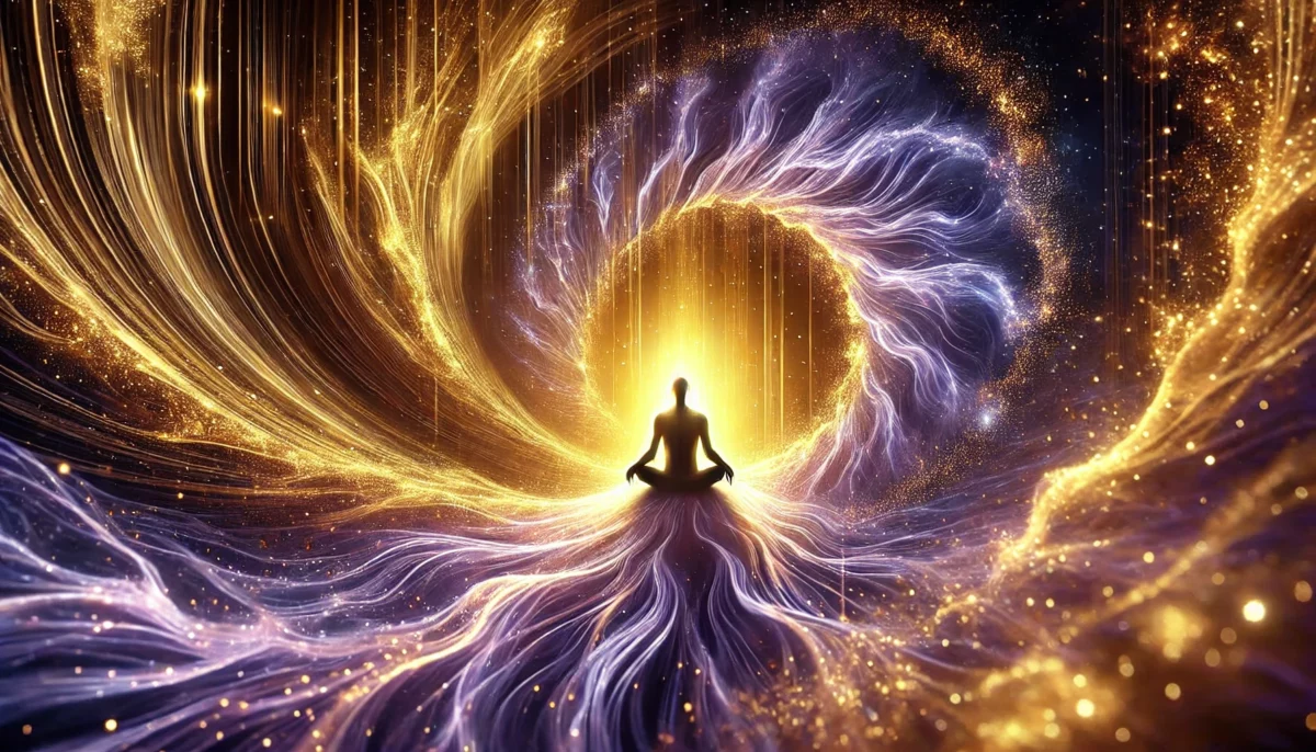 Cette image illustre l’instant de bascule entre l’illusion et la vérité. La lumière intense qui jaillit du centre symbolise la révélation soudaine, l’éveil qui bouleverse tout sur son passage. Les ombres autour représentent les anciennes croyances, les schémas qui se fissurent sous l’impact de la prise de conscience. Le chemin sinueux évoque le parcours intérieur, parfois douloureux mais nécessaire, vers une libération profonde. Chaque fragment dispersé rappelle que ce qui semblait solide peut s’effondrer en un instant, laissant place à une nouvelle réalité. Un appel à accepter la vérité, même lorsqu’elle brûle, et à oser traverser la transformation pour renaître à soi-même.